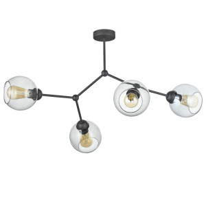 Lampa wisząca Fairy Czarny 4x E27 - TK Lighting