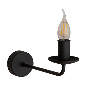 Kinkiet Limal Czarny 1x E14 - TK Lighting