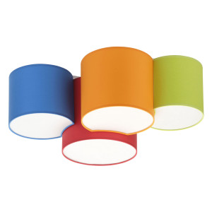 Lampa sufitowa Mona Kids Biały 4x E27 - TK Lighting
