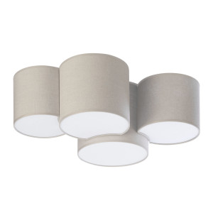 Lampa sufitowa Mona Nature Biały 4x E27 - TK Lighting