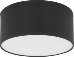 Lampa sufitowa Rondo Black 1x E27 - TK Lighting