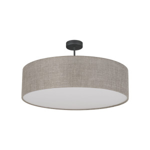 Lampa wisząca Rondo Linen Czarny 4x E27 - TK Lighting