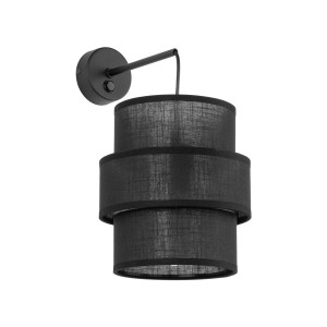 Kinkiet Calisto Black 1x E27 - TK Lighting