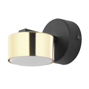 Kinkiet Dallas Gold/Black 1x GX 53 - TK Lighting