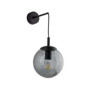 Kinkiet Esme Graphite Czarny 1x E27 - TK Lighting