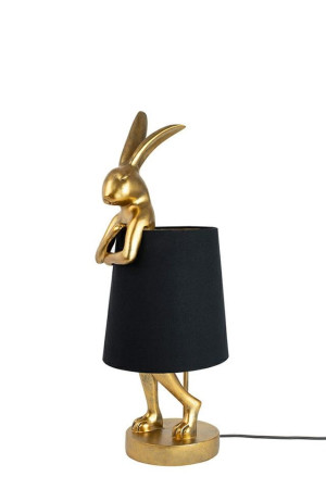 Lampa stołowa KARE lampa stołowa RABBIT 50 cm złota / czarna – Kare Design