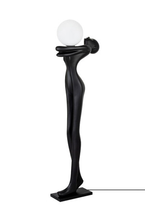 Lampa podłogowa HUMAN MOON włókno szklane, szkło – Moosee