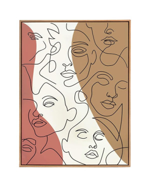 Obraz KARE obraz FACCIA ARTE TRI COLORE 90x120 cm – Kare Design