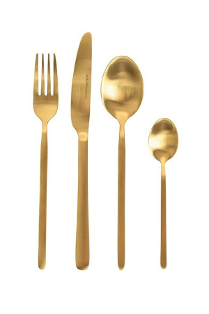 Akcesorium KARE zestaw sztućców GLORIA MATT GOLD 16 szt. – Kare Design