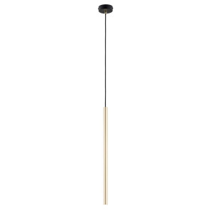 Lampa wisząca Emibig Selter 1 czarna ze złotym kloszem G9
