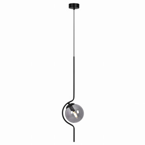 Lampa wisząca NEVA K-5330 Grafitowy, czarny 1 źr., E14, 10W LED - Kaja
