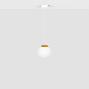 Lampa wisząca ELMO K-5310 Biały, złoty 1 źr., E14, 10W LED - Kaja