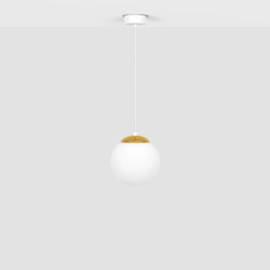 Lampa wisząca ELMO K-5311 Biały, złoty 1 źr., E27, 15W LED - Kaja
