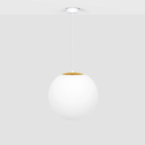 Lampa wisząca ELMO K-5312 Biały, złoty 1 źr., E27, 15W LED - Kaja