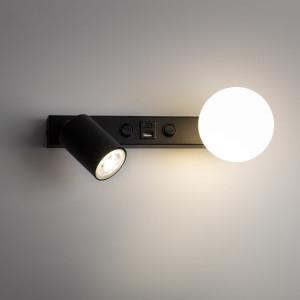 Kinkiet Vox Czarny 2x G9, GU10 - TK Lighting