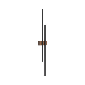 Kinkiet Flash Wood Orzech Czarny, Orzech 2x - TK Lighting