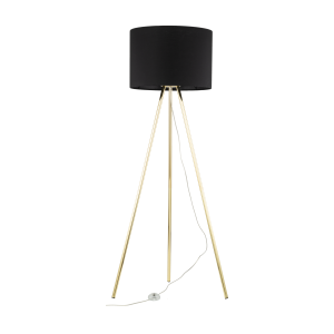 Lampa podłogowa Umberto Black Gold 1x E27 - TK Lighting