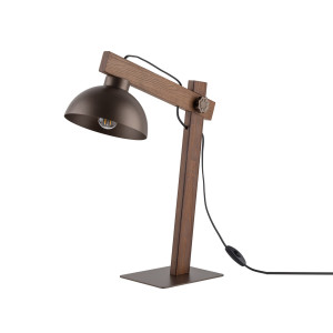 Lampa stołowa Oslo Brown Lampka 1x E27 - TK Lighting
