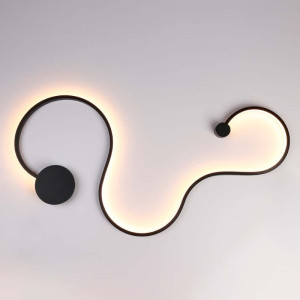Nowoczesny kinkiet LED Abruzzo Wave 40W 3000K 85cm 2800K