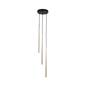 Lampa wisząca Piano Black Gold 3x G9 - TK Lighting