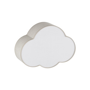 Lampa sufitowa Cloud Linen Biały 2x E27 - TK Lighting