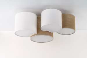 Lampa sufitowa Mona Juta Biały 4x E27 - TK Lighting