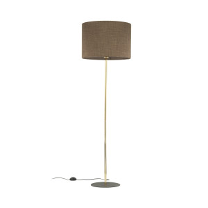 Lampa podłogowa Umberto Brown Gold 1x E27 - TK Lighting