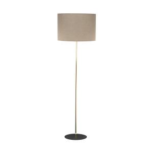 Lampa podłogowa Umberto Linen Gold 1x E27 - TK Lighting