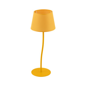 Lampa stołowa Nicola Yellow Lampak Żółty 1x E27 - TK Lighting