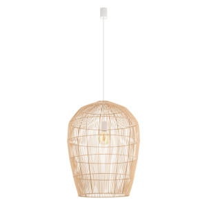 Lampa wisząca HAITI L 1xE27 naturalne drewno 11165 Nowodvorski