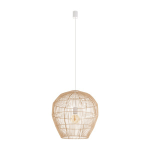 Lampa wisząca HAITI M 1xE27 naturalne drewno 11164 Nowodvorski