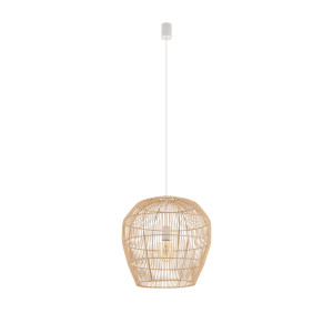 Lampa wisząca HAITI S 1xE27 naturalne drewno 11163 Nowodvorski
