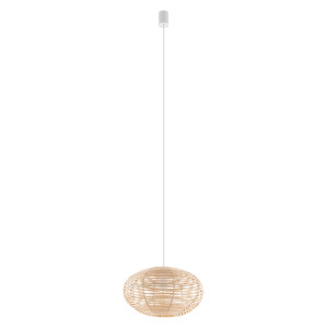 Lampa wisząca RATTAN S 1xE27 naturalne drewno 11153 Nowodvorski