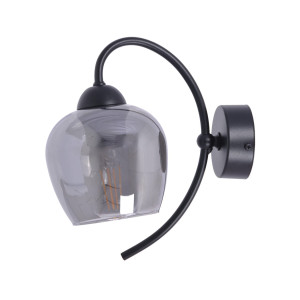 Kinkiet SARA K-5197 Grafitowy, czarny 1 źr., E27, 15W LED - Kaja