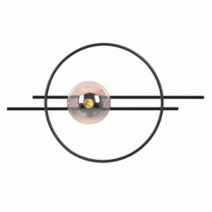 Kinkiet CORSA K-5346 Bursztynowy, czarny 1 źr., E14, 10W LED - Kaja
