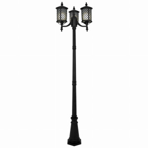 Lampa podłogowa CHICAGO K-8218 Czarny 3 źr., E27, 15W LED - Kaja