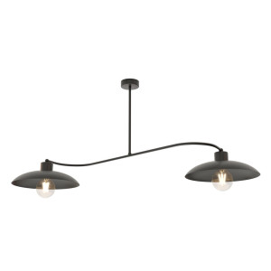 Lampa sufitowa Emibig Foster 2 czarna 2×E27