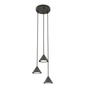 Lampa wisząca Emibig Elit 3 Premium czarna 3×GX53