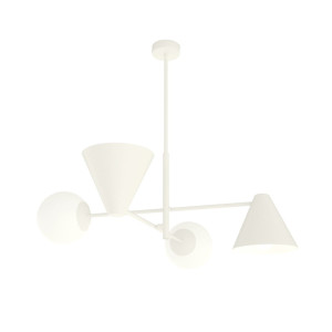 Lampa wisząca Hermes biały 4x E-14 - Emibig