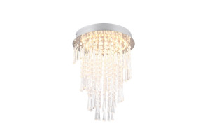 Lampa sufitowa Pomp srebrny i odcienie srebra LED zintegrowany R67341106 - RL