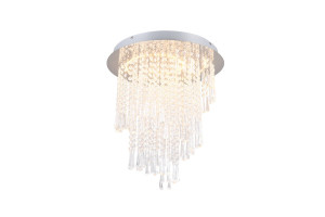Lampa sufitowa Pomp srebrny i odcienie srebra LED zintegrowany R67349106 - RL