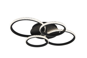 Lampa sufitowa Cires czarny LED zintegrowany R67364132 - RL