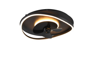 Lampa Sortland czarny LED zintegrowany R67393132 - RL