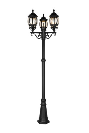 Lampa zewnętrzna stojąca Elvo czarny E27 406960332 - Trio