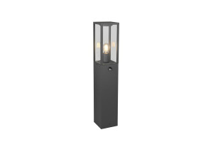 Lampa zewnętrzna stojąca Garonne - Czujnik Ruchu antracyt E27 401869142 - Trio