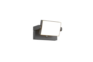 Kinkiet zewnętrzny Kansas - Czujnik Ruchu antracyt LED zintegrowany 246869142 - Trio
