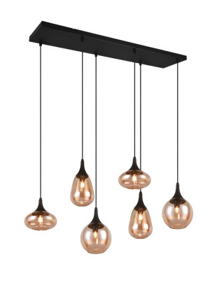 Lampa wisząca Lumina czarny, inny E14 317000613 - Trio