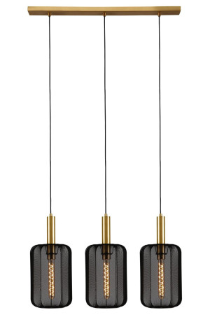 Lampa wisząca Corina czarny, złoty i odcienie złota E27 03447/03/30 - Lucide