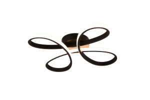 Lampa sufitowa Fly czarny LED zintegrowany 645610132 - Trio