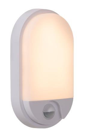 Kinkiet zewnętrzny Hups - Czujnik Ruchu biały LED zintegrowany 22864/10/31 - Lucide